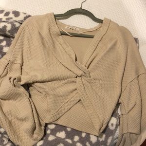 Free People Cross Over Sweater